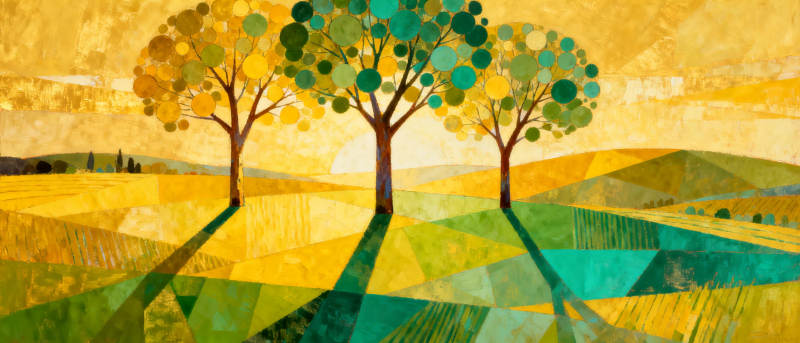 秋日田园风光图片