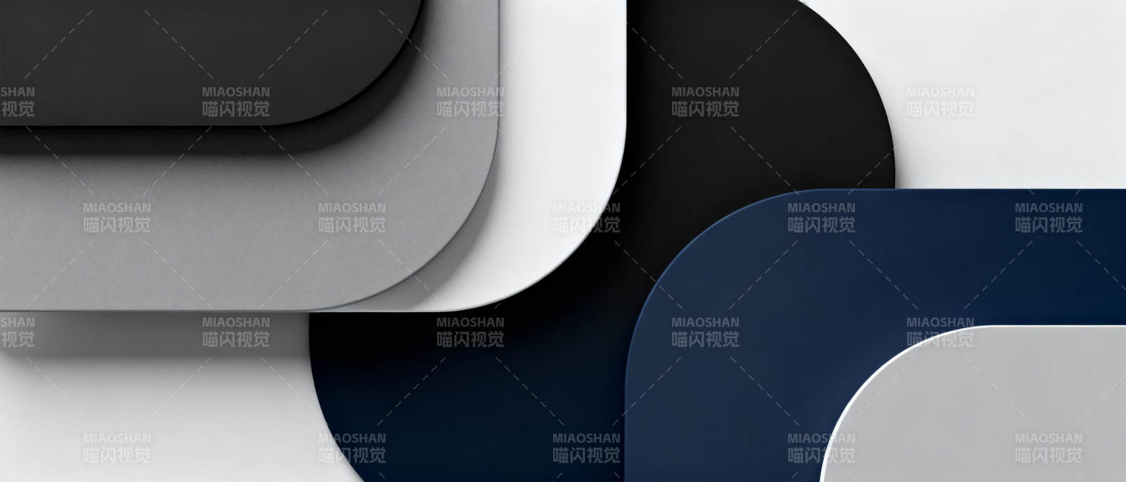 几何叠影艺术图片