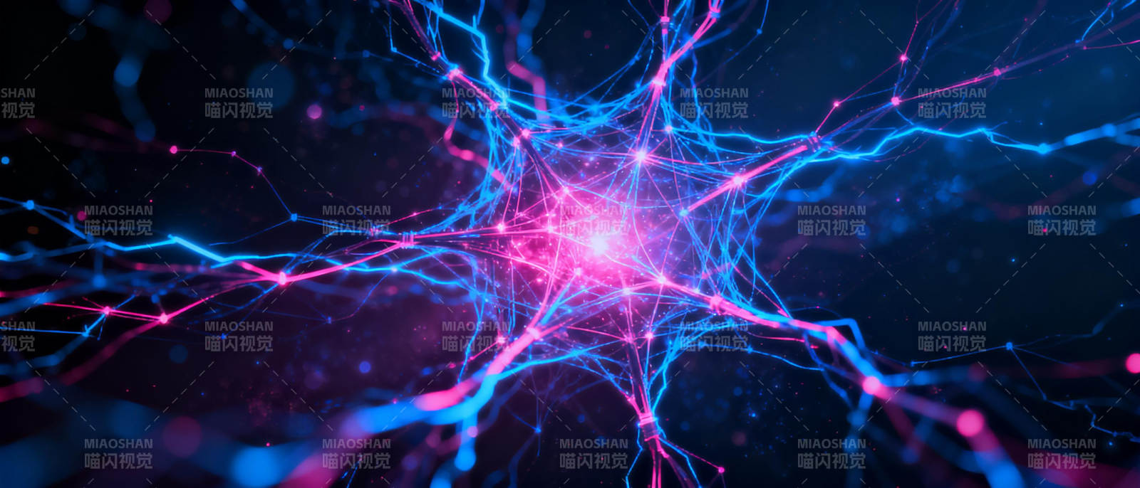 神经网络光芒图片