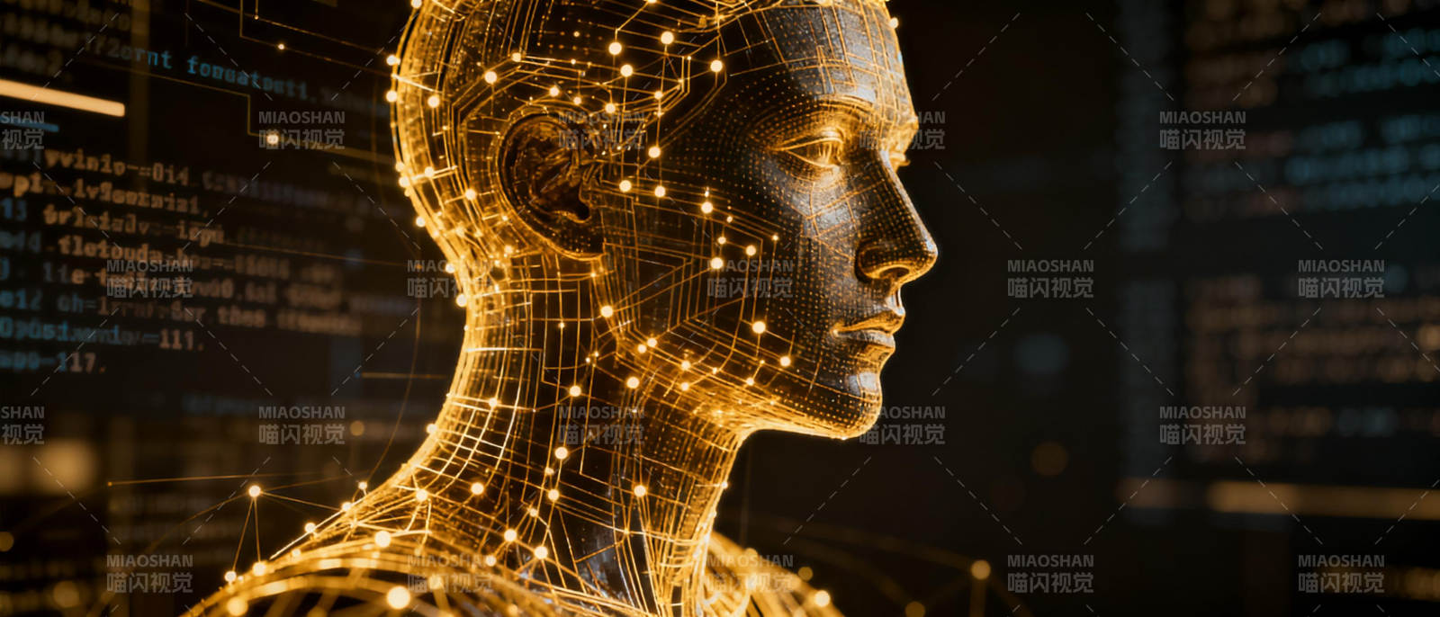 数字人像科技感图片