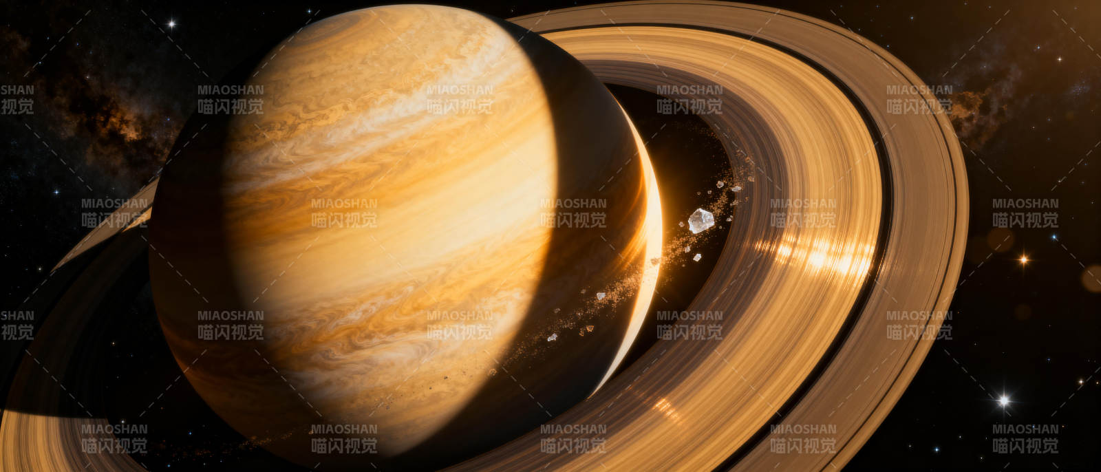 土星环之美图片