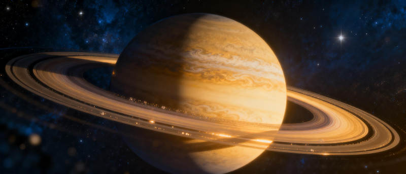 土星环美图图片