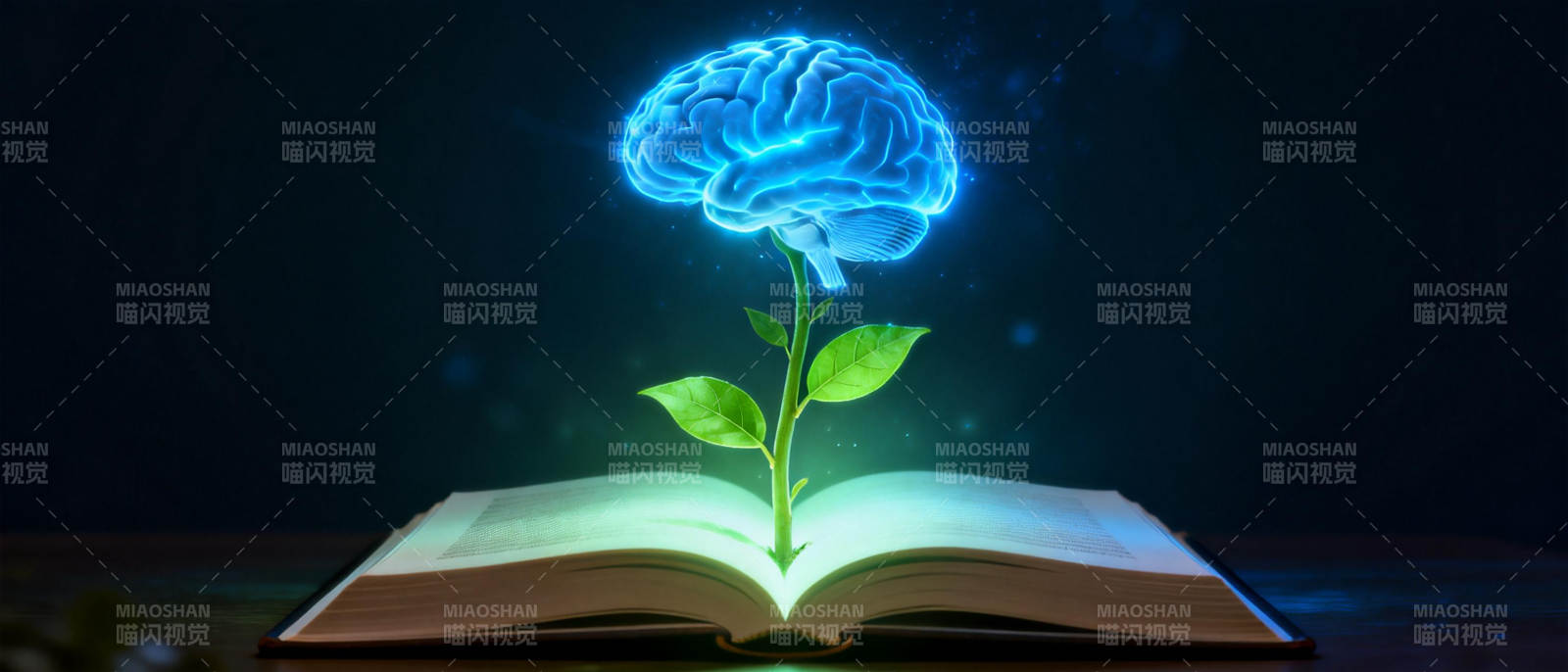 书页生脑花图片