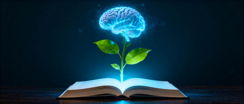 知识孕育智慧之光图片