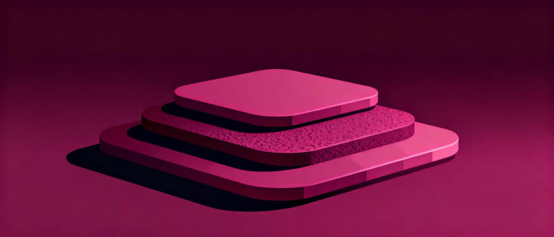 紫红叠层几何体图片