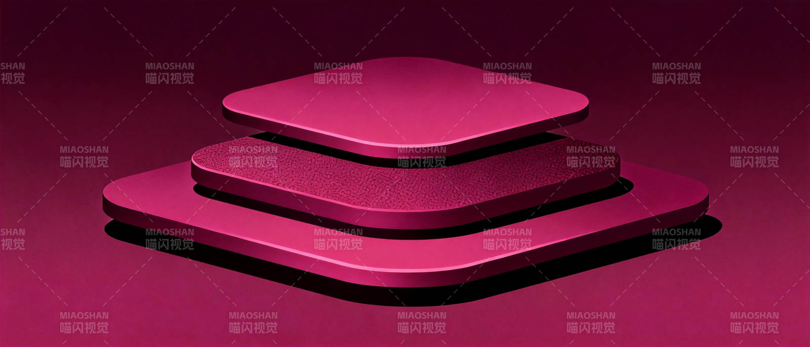 紫红叠层方块图片