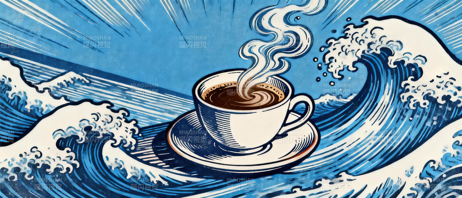 咖啡浪涌图片