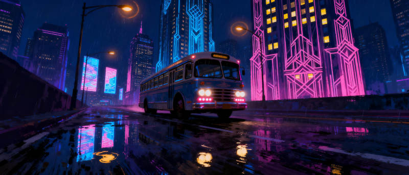 霓虹都市夜行记图片