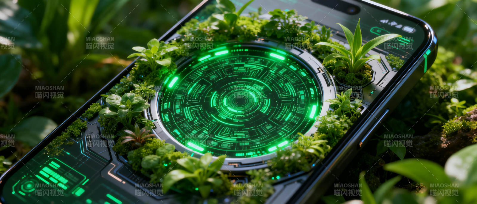 科技与自然共生图片