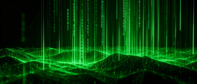 矩阵代码雨图片