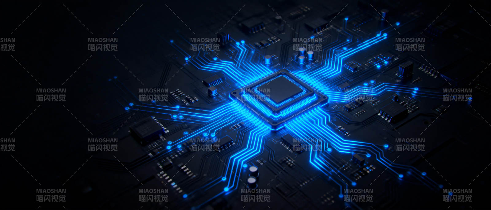 芯片科技之光图片