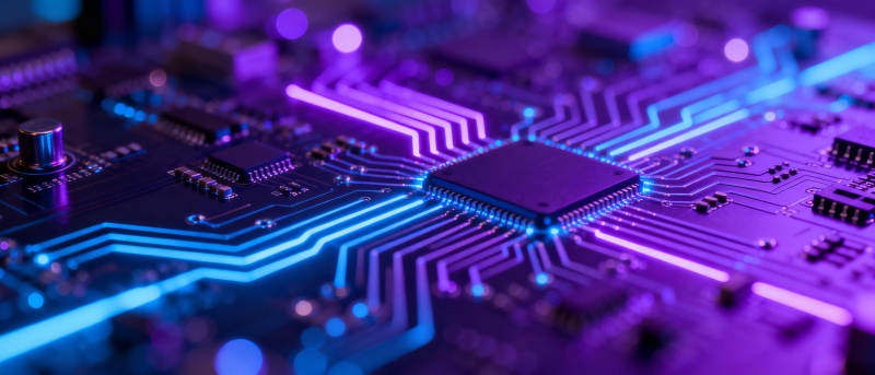 炫彩电路板图片