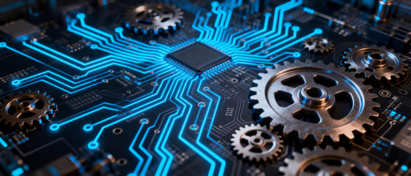 科技齿轮电路图图片