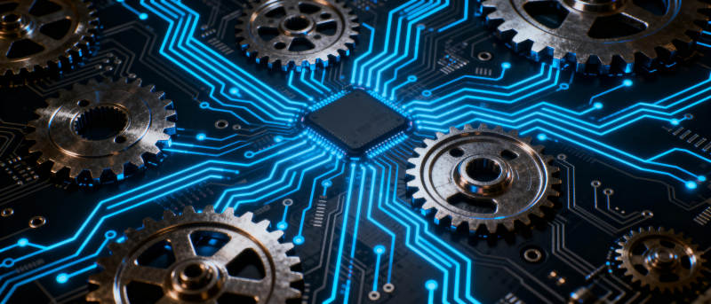 科技齿轮电路图图片