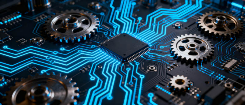 科技齿轮电路图片