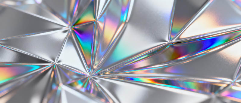晶彩几何图片