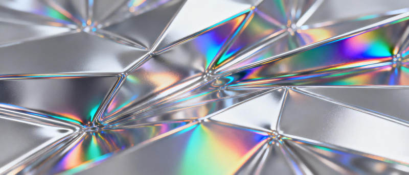 炫彩几何晶格图片