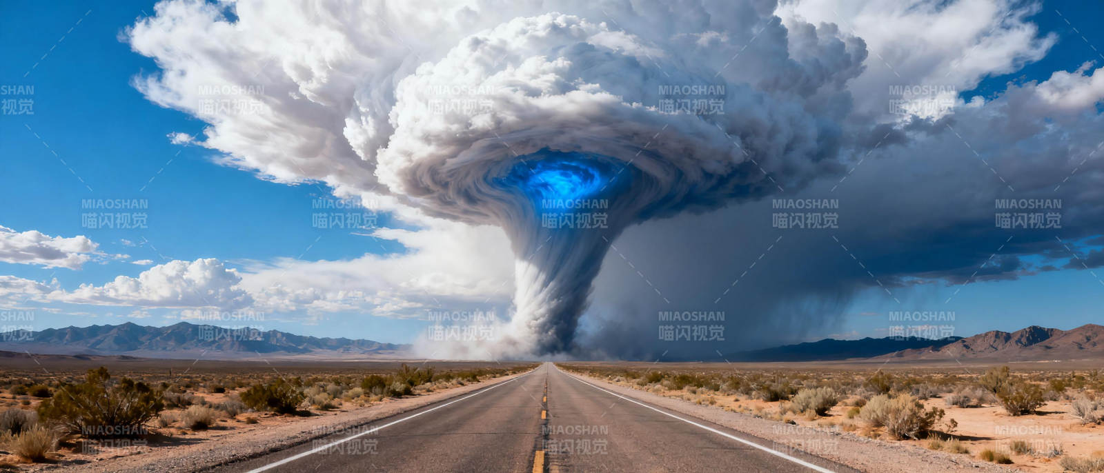 沙漠龙卷风奇观图片