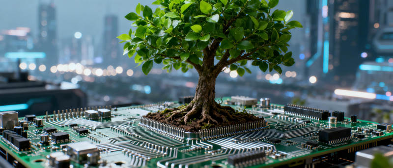 科技之树生长图片