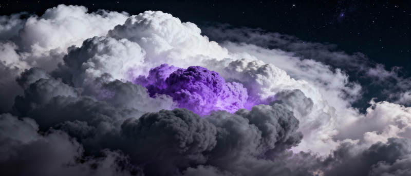 紫云破晓图片