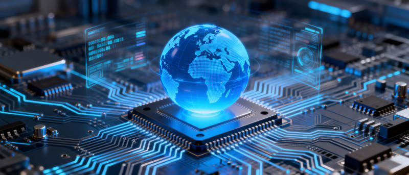 科技赋能全球互联图片