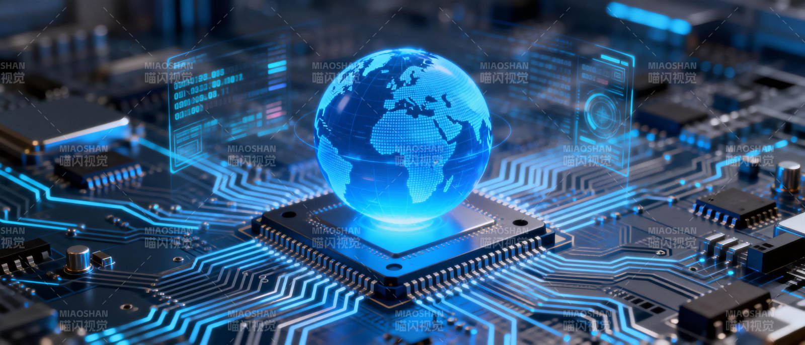 科技赋能全球互联图片