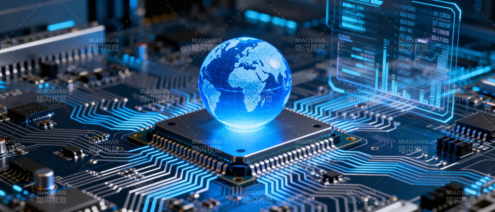 科技赋能全球连接图片