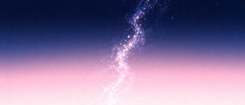 星河璀璨夜空图片