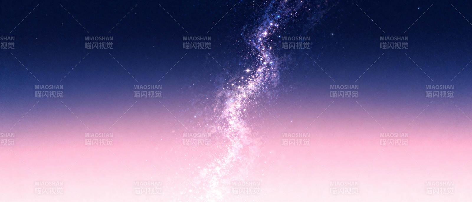 星河璀璨夜空图片