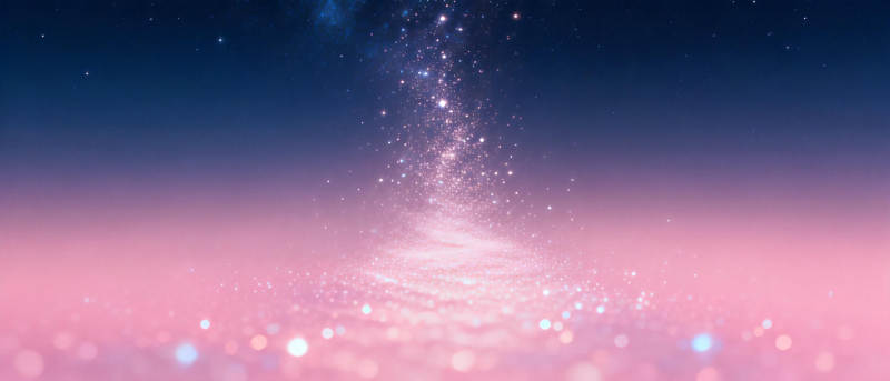 星河璀璨夜景图片