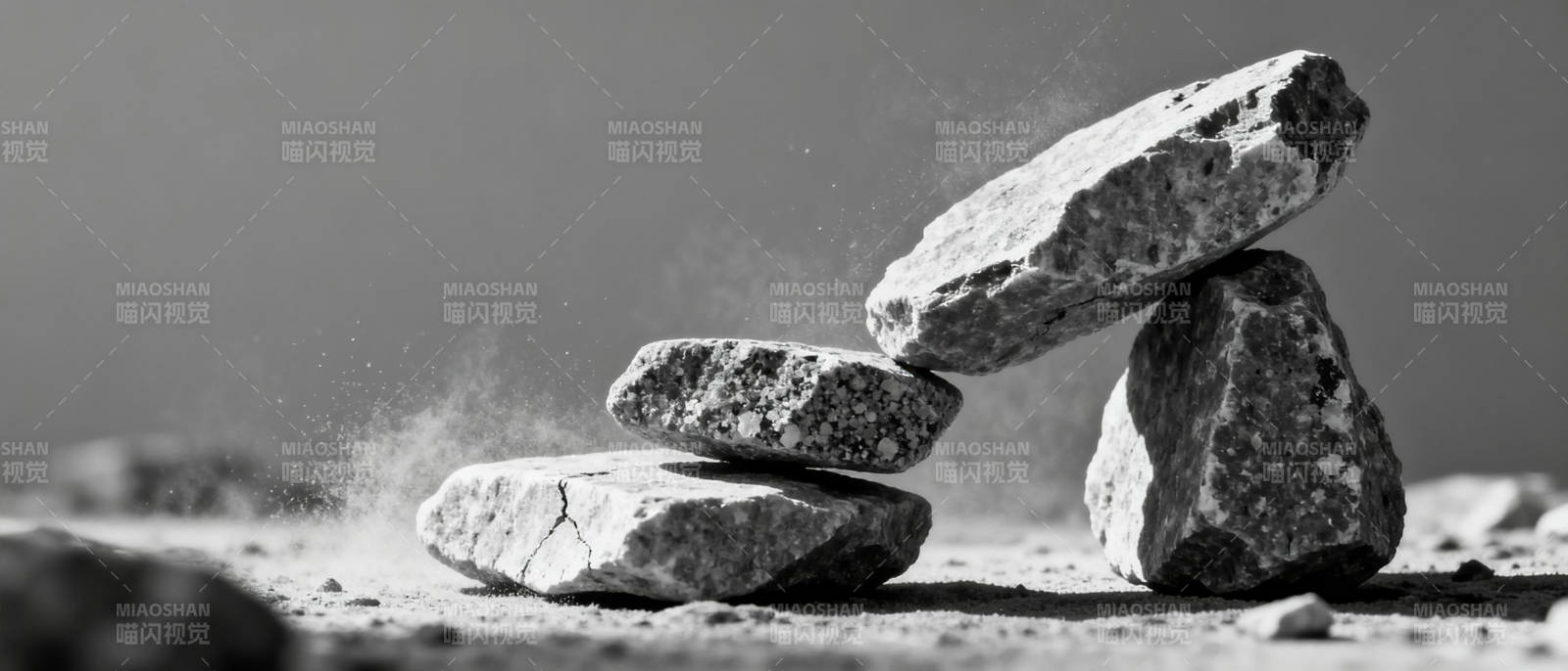 石叠平衡瞬间图片