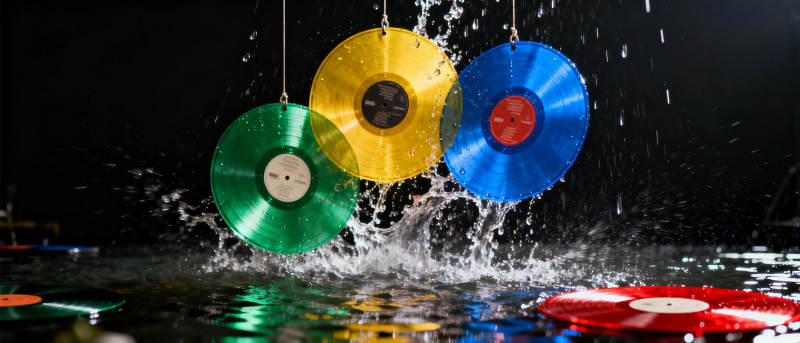 彩碟溅水瞬间图片