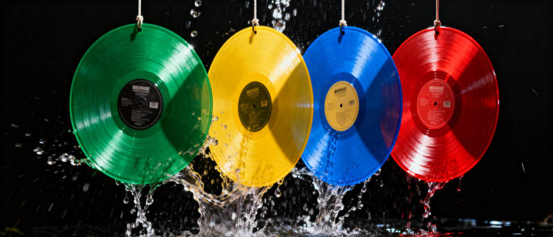 彩碟飞溅水花图片