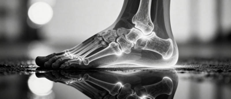 足骨透视图图片