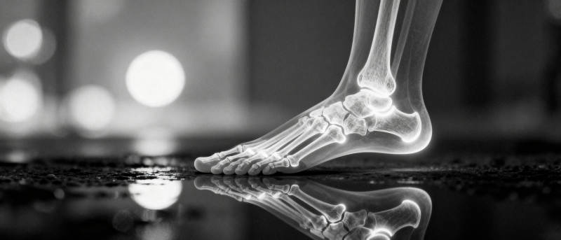 足骨透视图图片