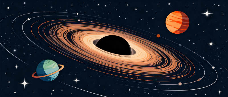 宇宙星环奇观图片