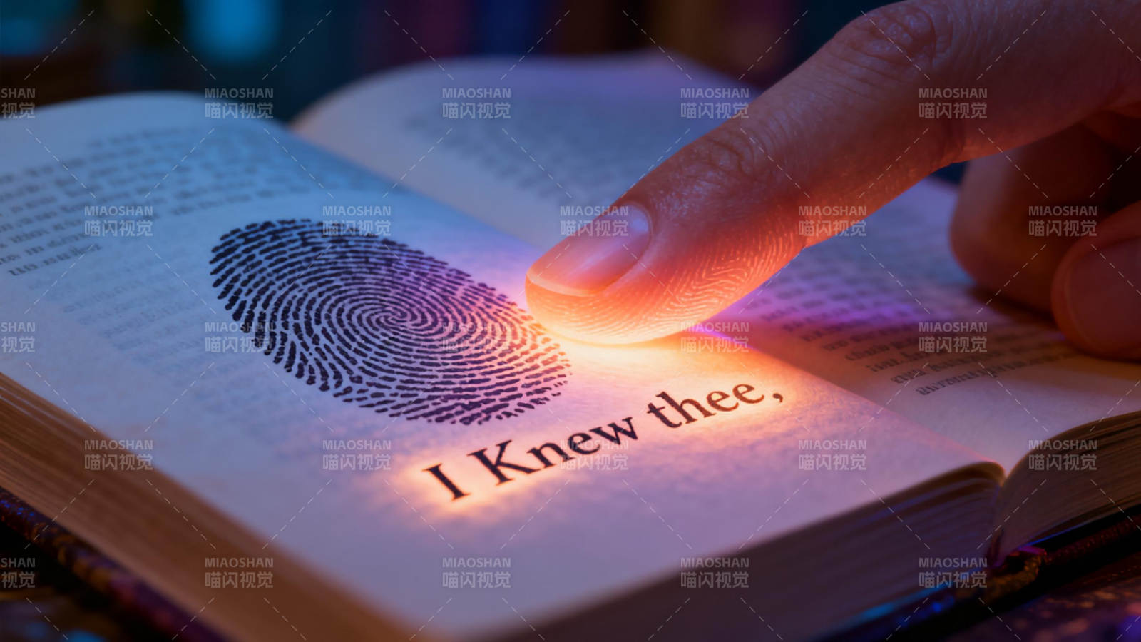 指纹书页上的秘密图片