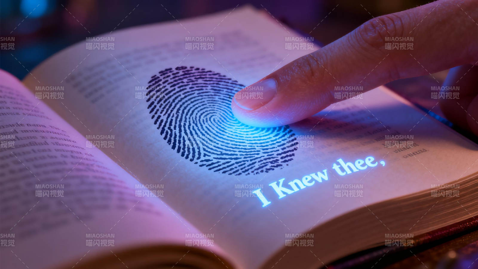 指纹书页 心语相知图片
