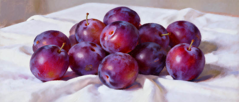 紫李静物图片