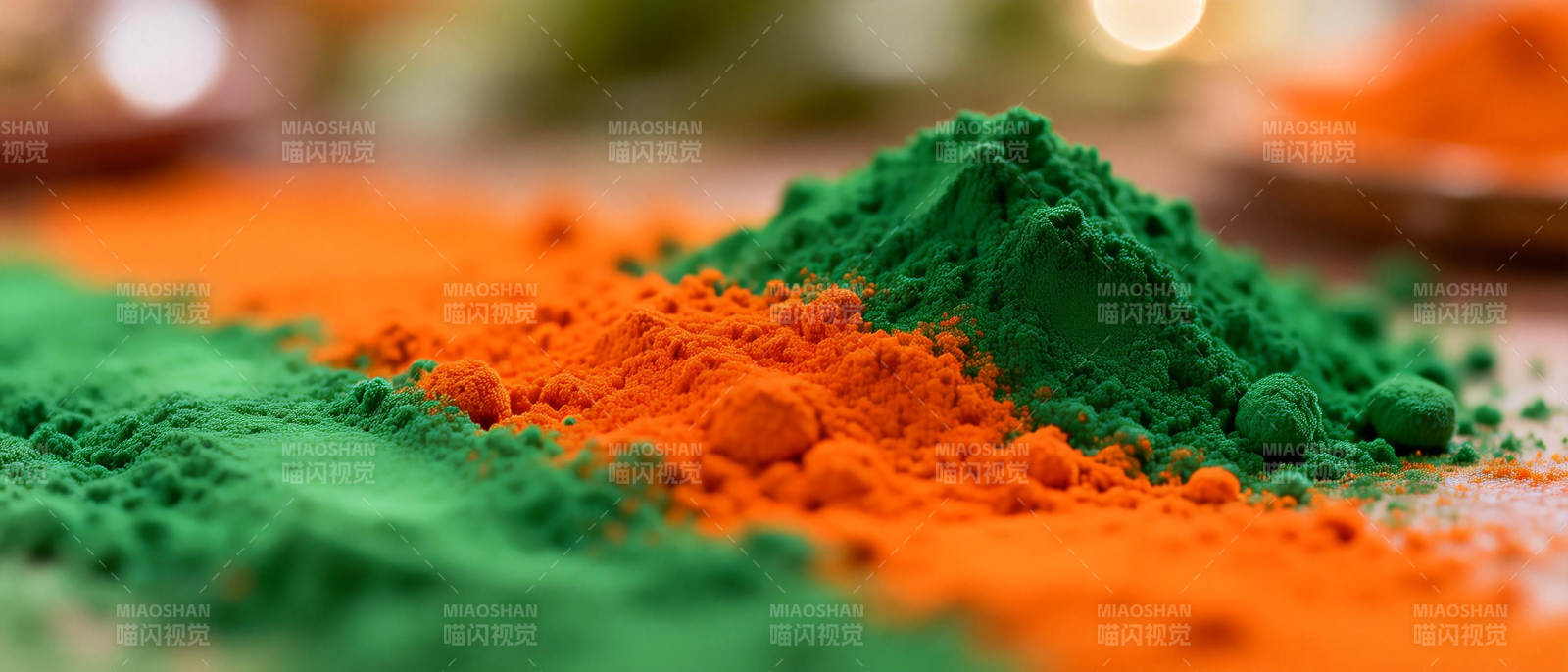 彩粉堆叠 色彩斑斓图片