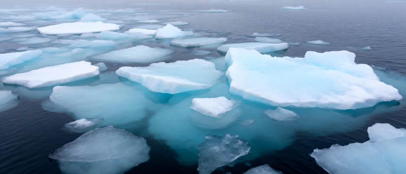 冰海浮冰图片