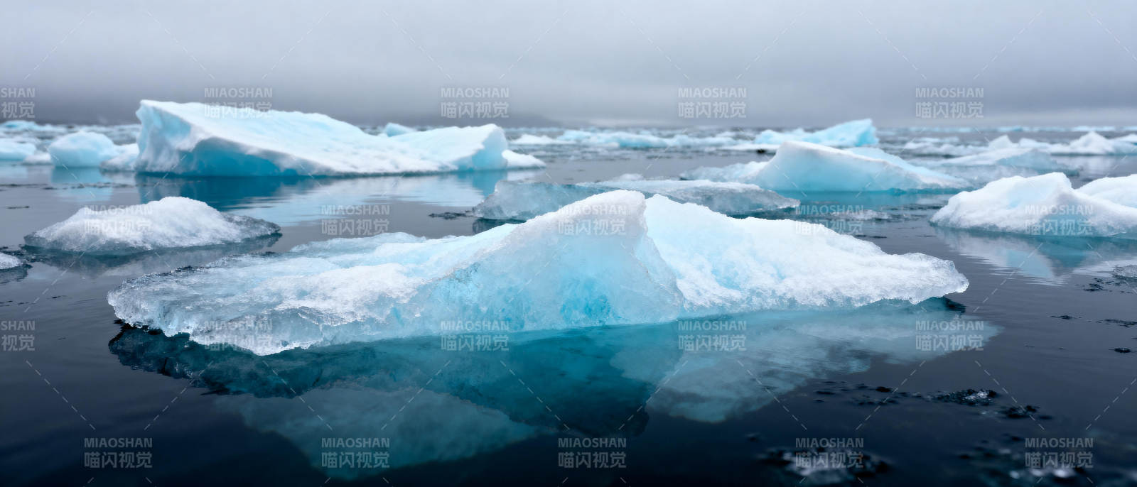 冰海浮冰图片