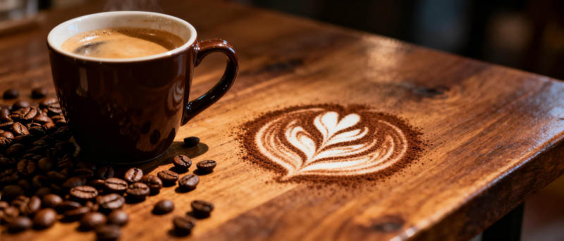 咖啡艺术 香醇时光图片