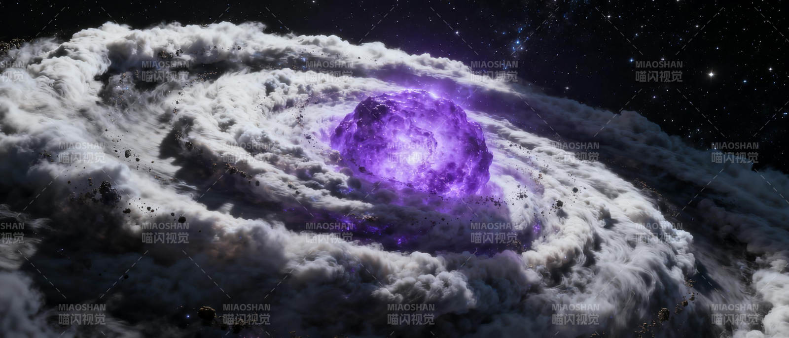 紫星漩涡图片
