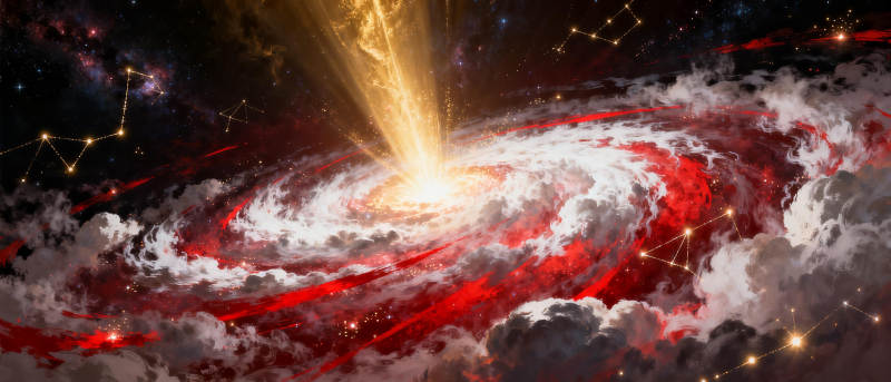 星河旋涡之光图片