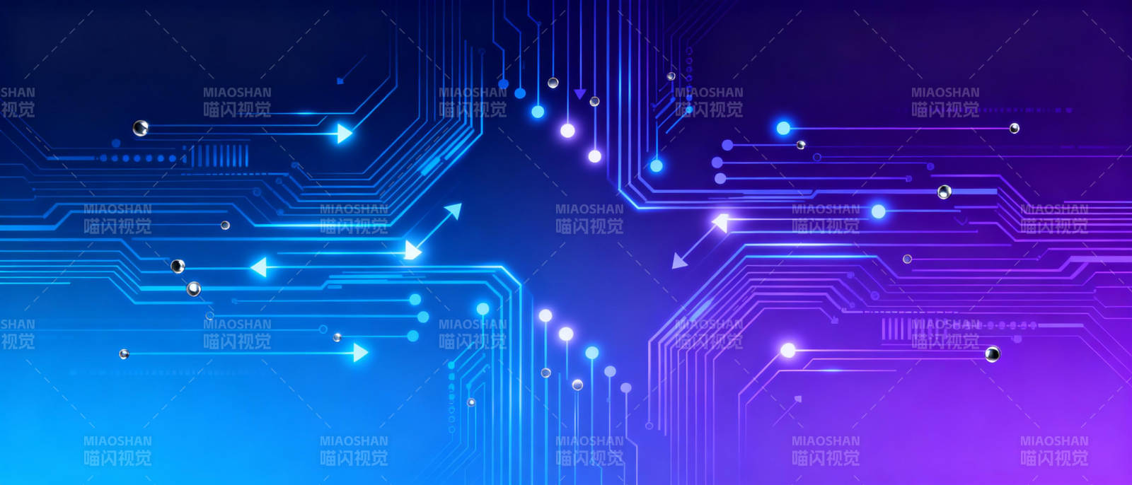 科技电路光效图片