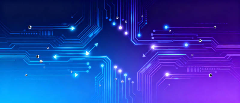 科技电路光效图片