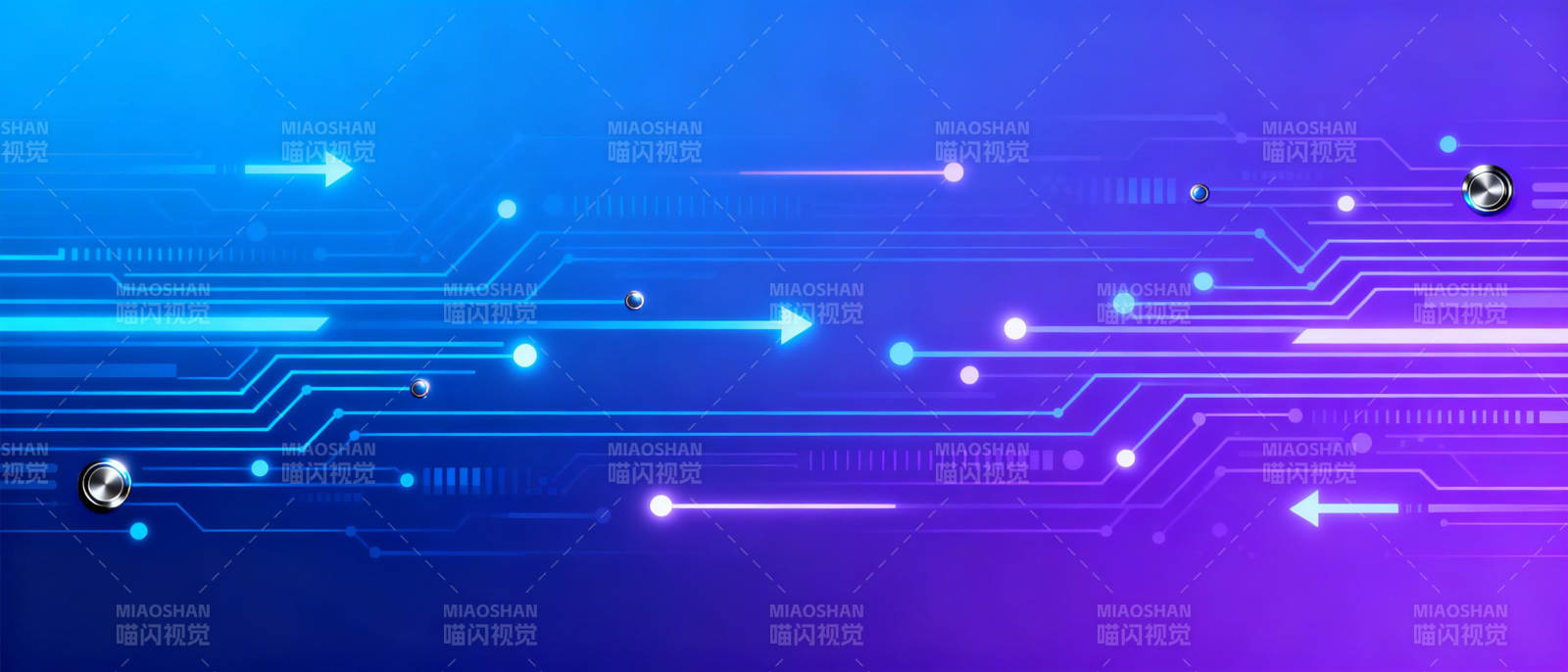 科技电路光效图片