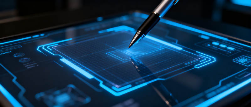 未来科技触控界面图片