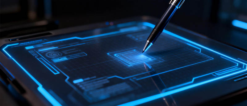 未来科技触控屏图片